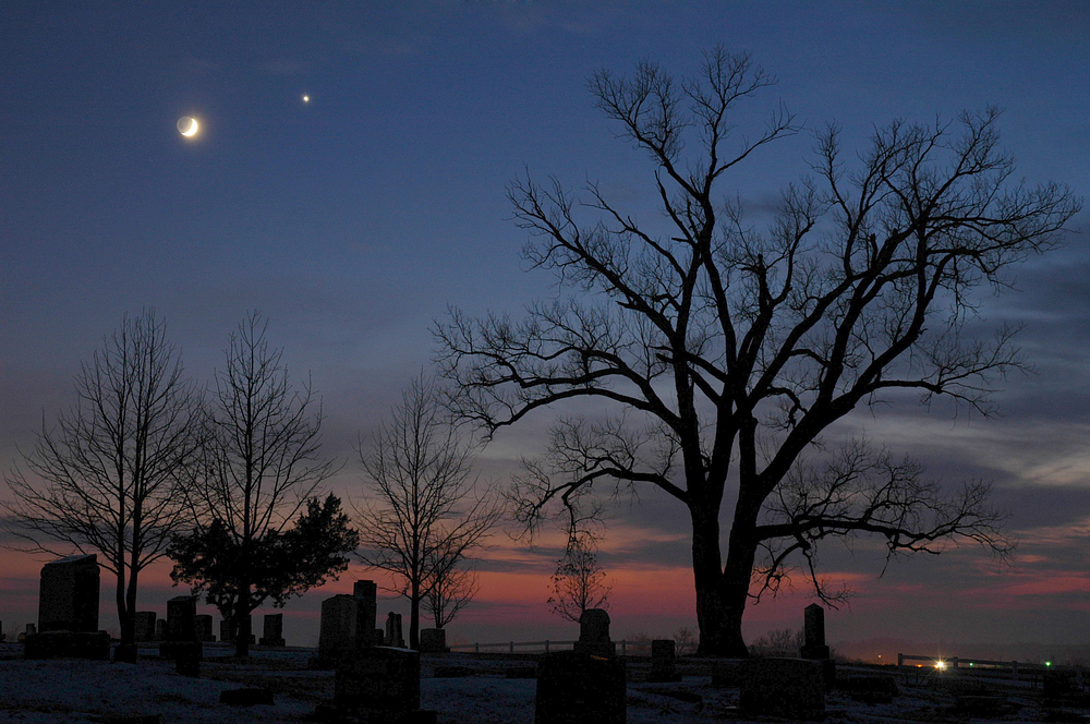 What Is The Evening Star Venus Appearing In Western Evening Sky