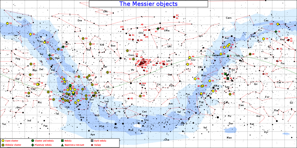 What Is Messier Catalog List Of Messier Objects Messier Pictures